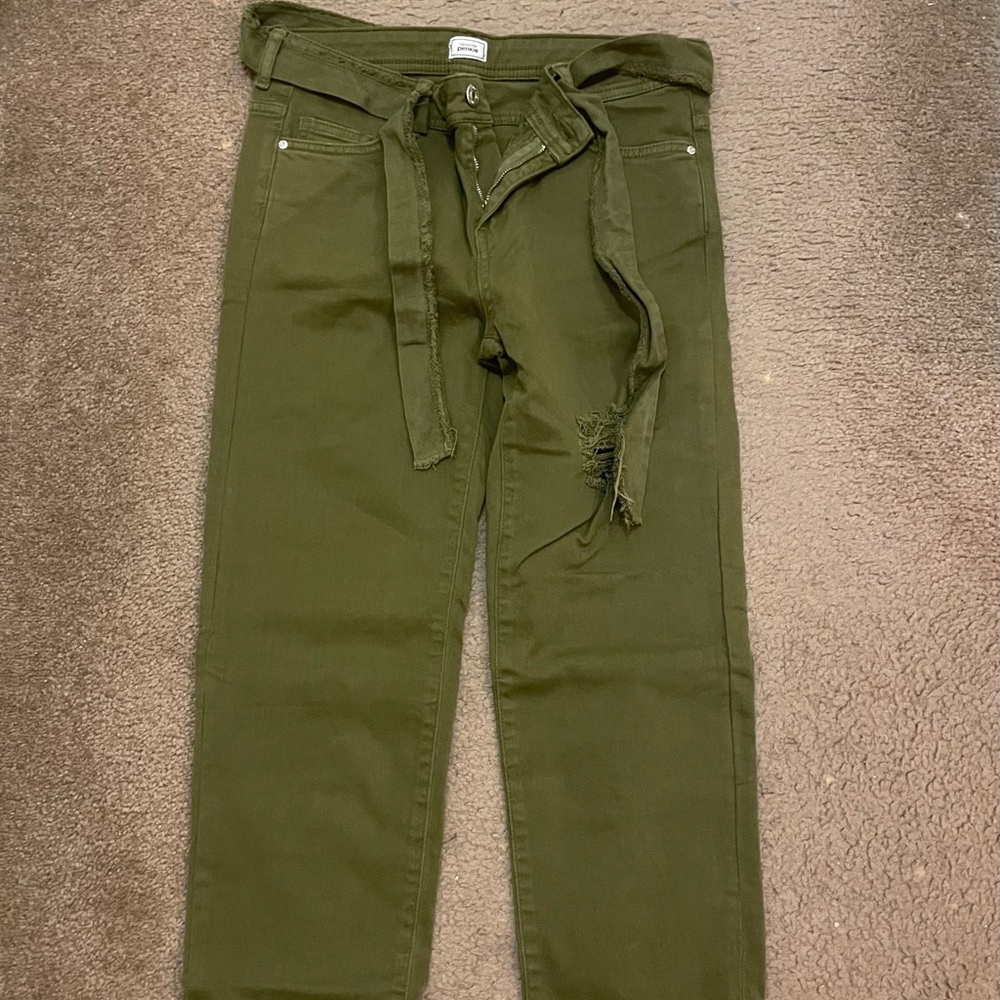 COPY - Khaki Green Pimkie Boyfriend jeans - (Tagged Zara for exposure)